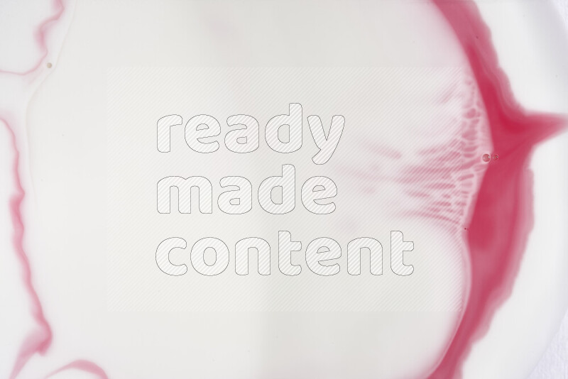 لقطة مقربة لأنماط دوامية باللون الأحمر والأبيض