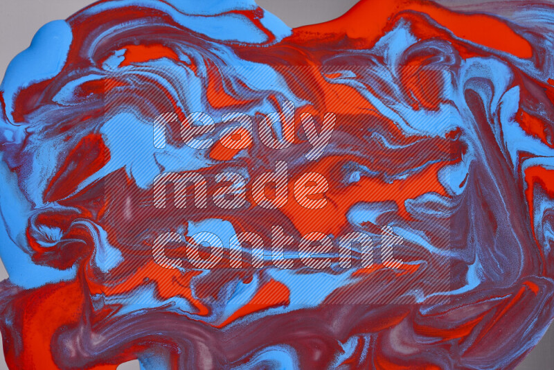 Abstract colorful background with mixed of red and blue paint colors