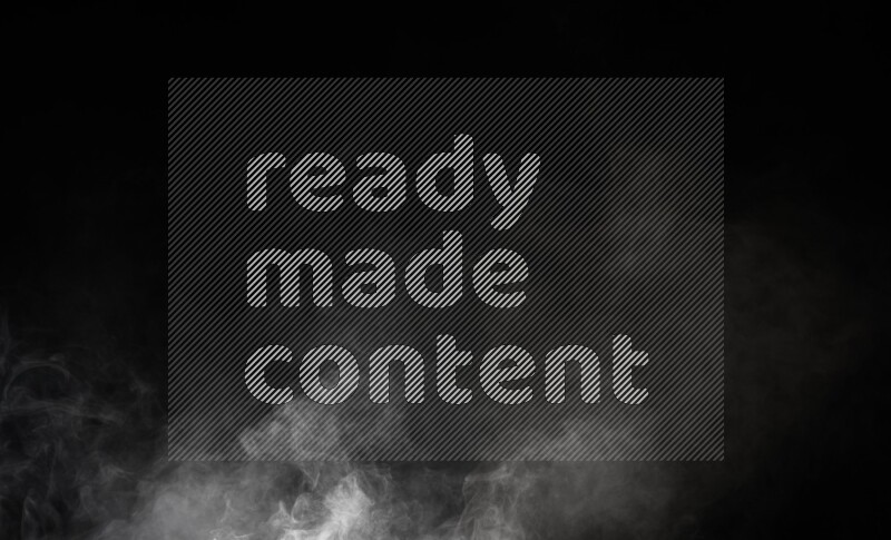 irregular white smoke on black background.