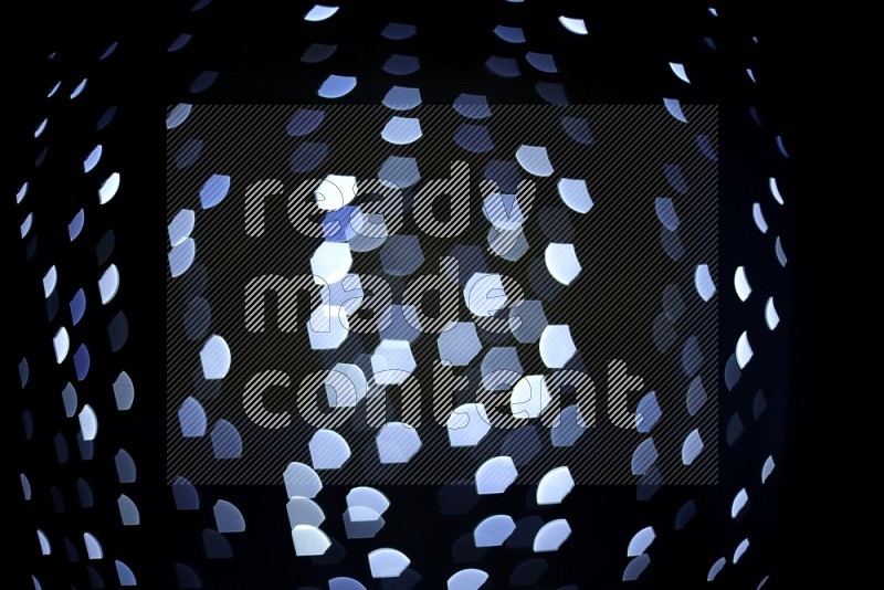 Bokeh light in geometric shape