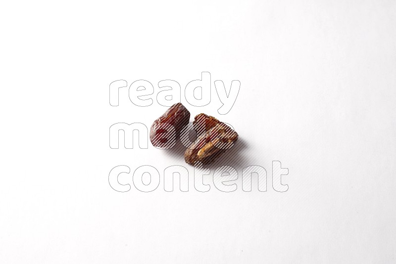 Dates on white background