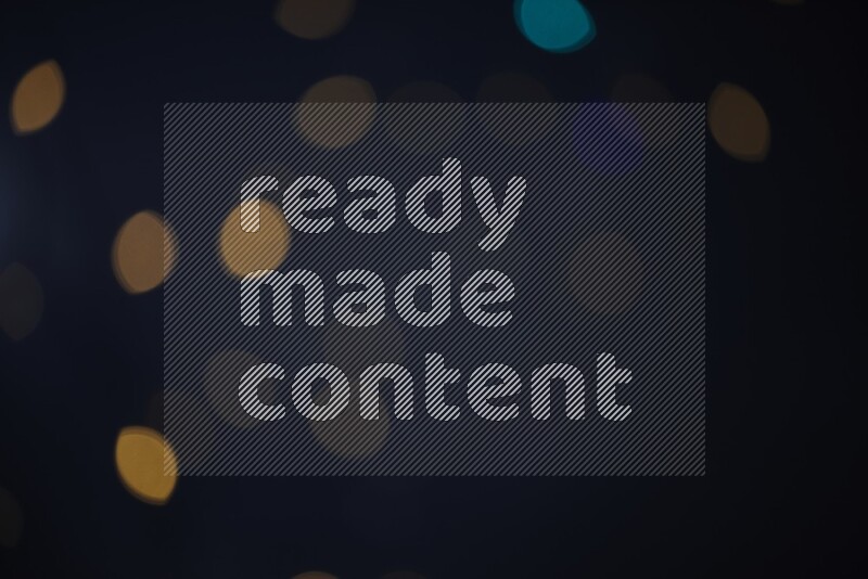 Bokeh light in yellow