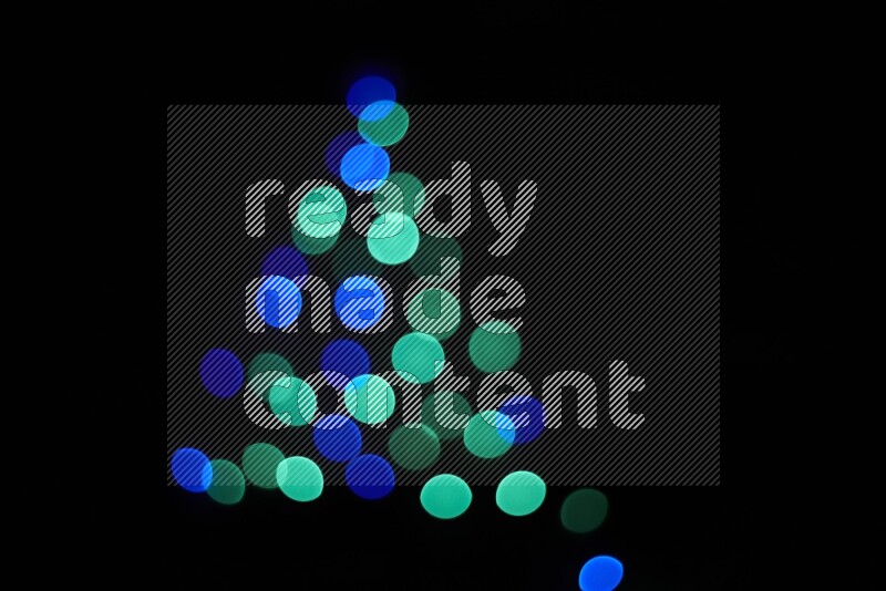 Bokeh light in multicolor