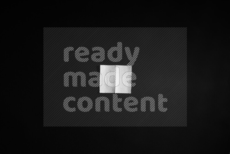 Tissue paper on black background