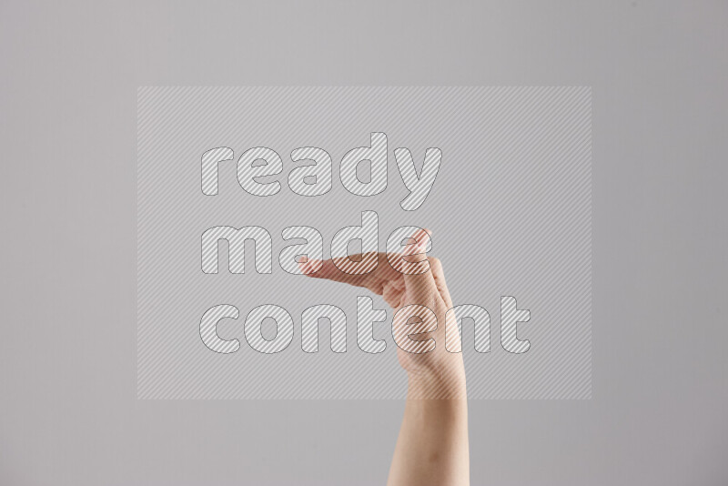 Woman hands gesturing sign language