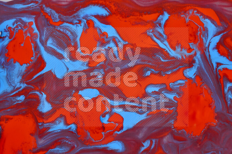 Abstract colorful background with mixed of red and blue paint colors