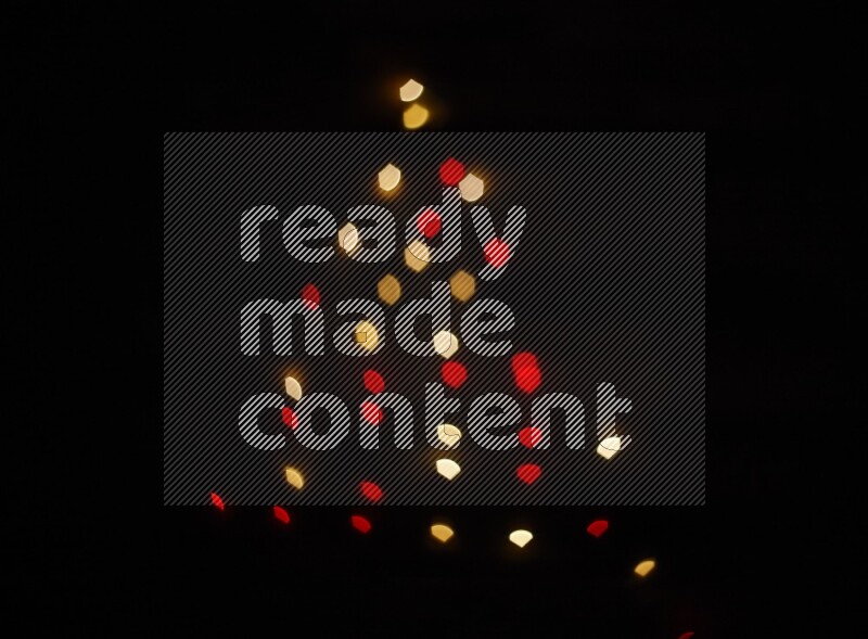 Bokeh light in geometric shape