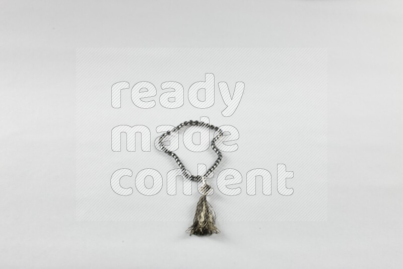 A prayer beads placed on white background