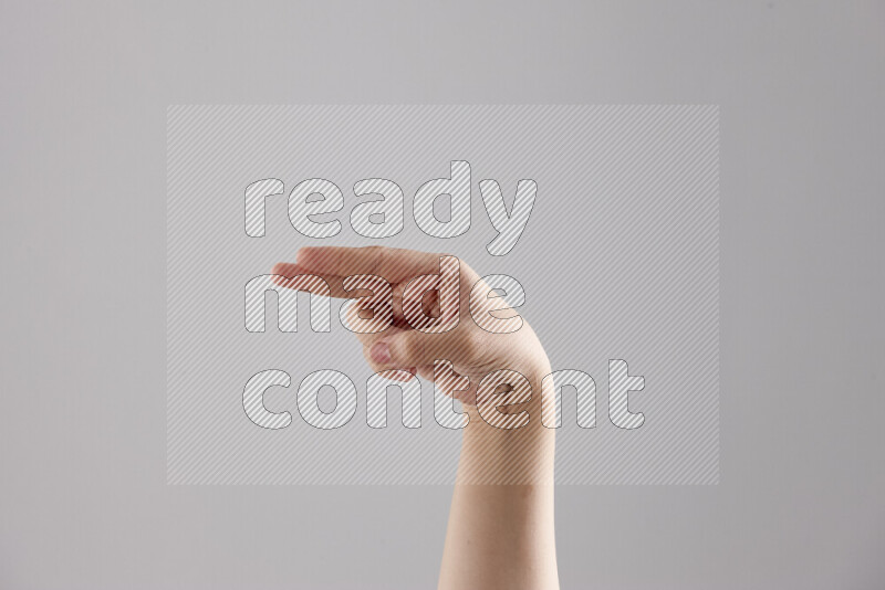 Woman hands gesturing sign language