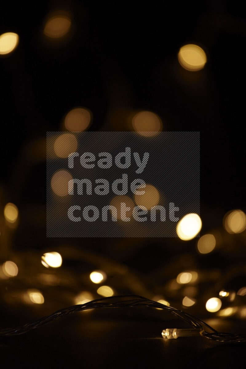 Bokeh light in yellow