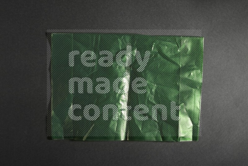 Colored plastic textures on black background