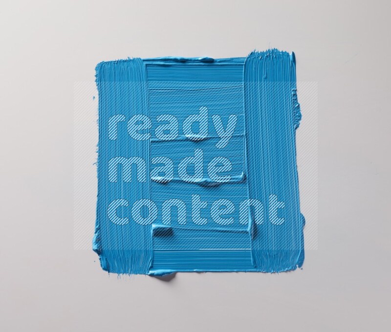 Multi blue straight brush strokes in different shapes on a white background