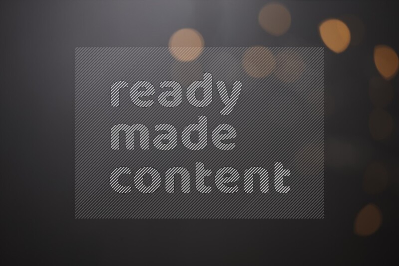 Abstract bokeh light with flare haze