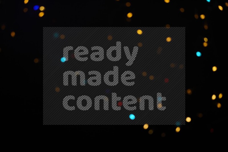 Bokeh light in multicolor