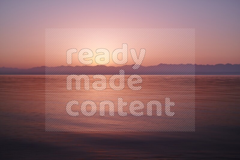 Sunrise over the water