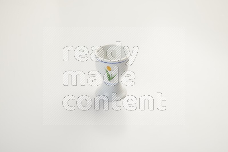 multi color ceramic round egg holder on white countertop