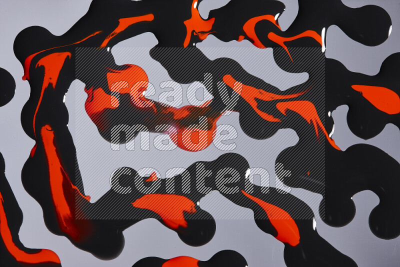 Abstract colorful background with mixed of red and black paint colors
