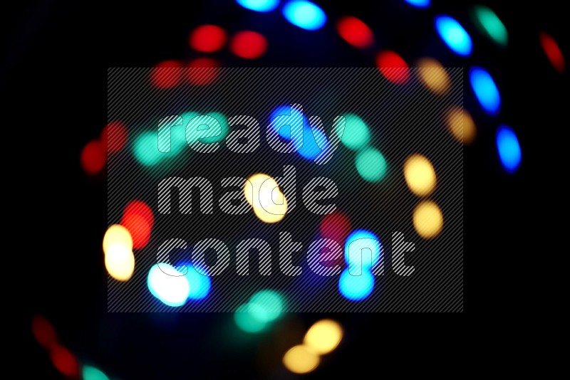 Abstract bokeh light in multicolor