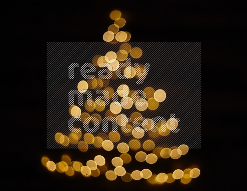 Bokeh light in yellow