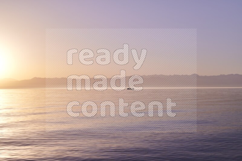 Sunrise over the water