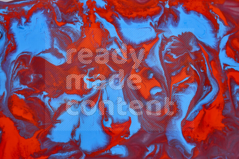 Abstract colorful background with mixed of red and blue paint colors