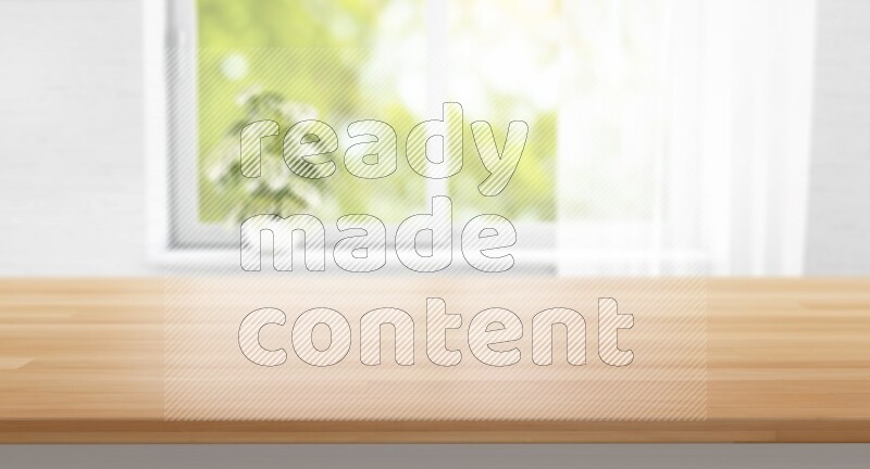 Kitchen tabletop with kitchen view