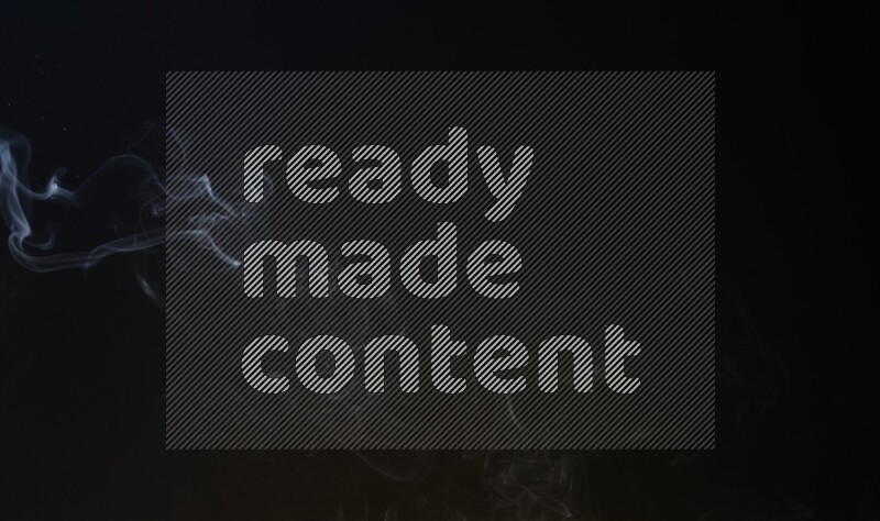 Wavy smoke motion in blue