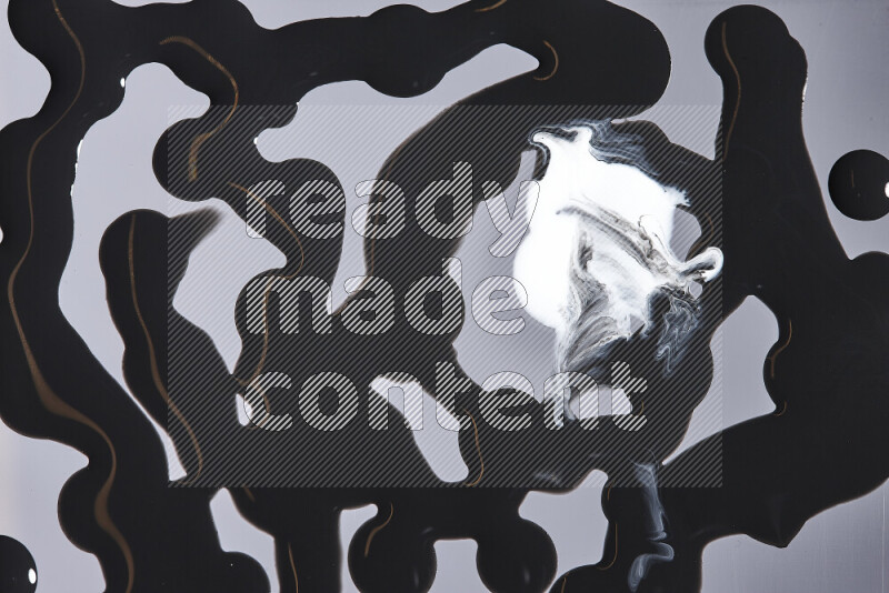 Abstract colorful background with mixed of white and black paint colors