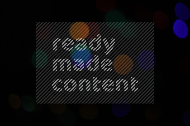 Bokeh light in multicolor