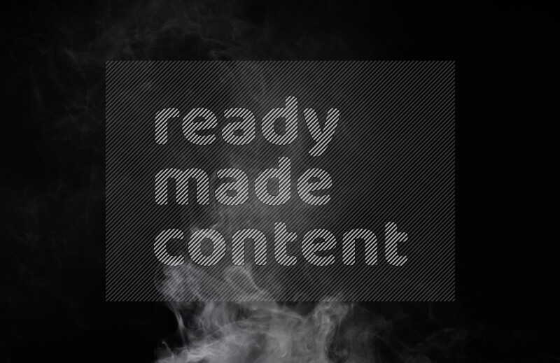 irregular white smoke on black background.