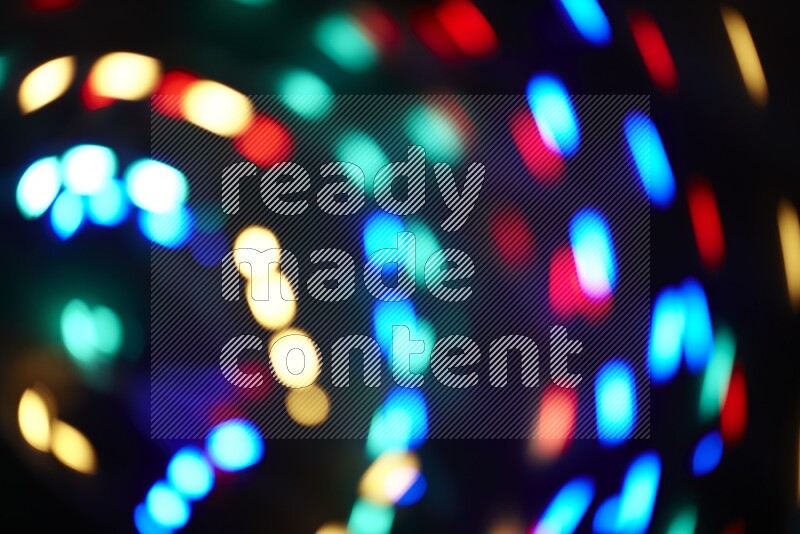 Abstract bokeh light in multicolor
