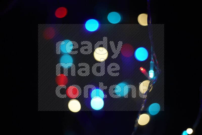 Bokeh light in multicolor