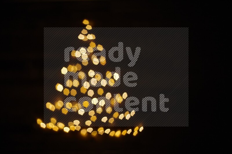 Bokeh light in geometric shape