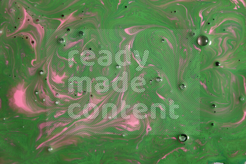 Abstract colorful background with mixed of pink and green paint colors