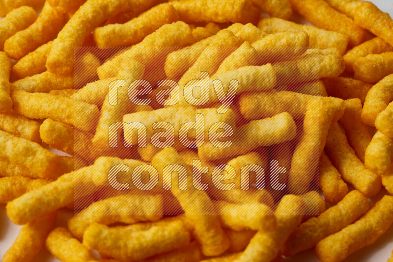 وجبات خفيفه علي خلفية بيضاء