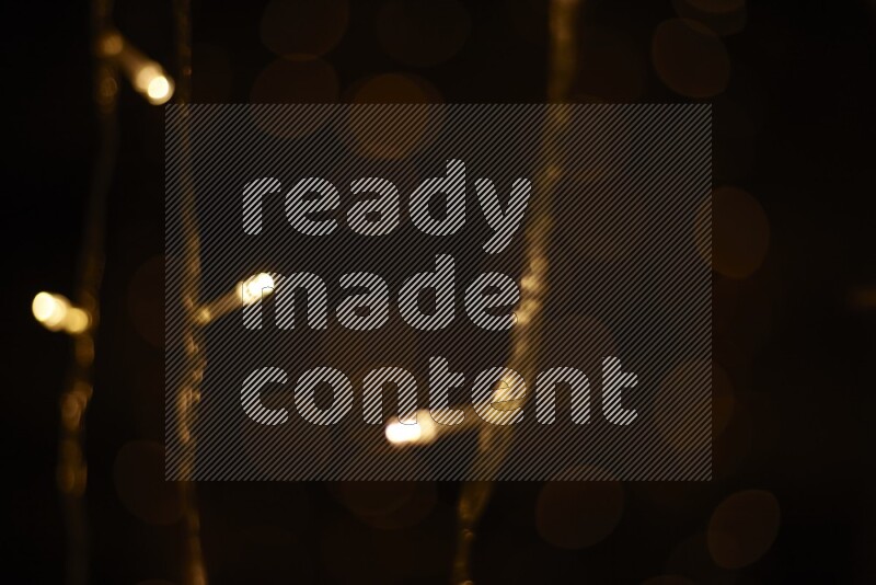 Bokeh light in yellow