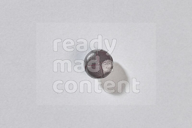 A button on grey background