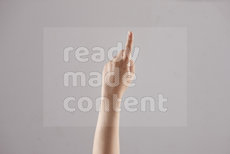 Woman hands gesturing sign language