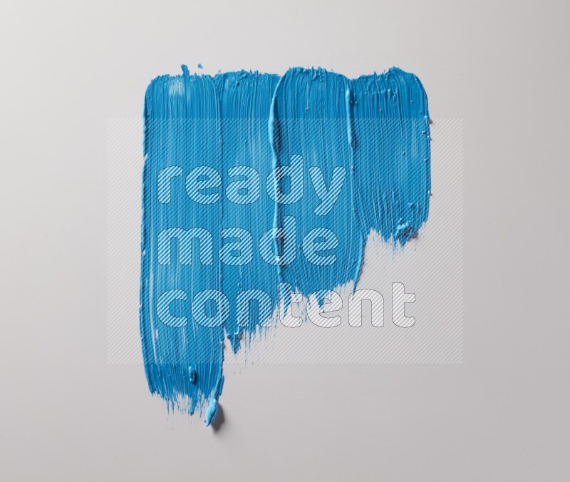 Multi blue straight brush strokes in different shapes on a white background