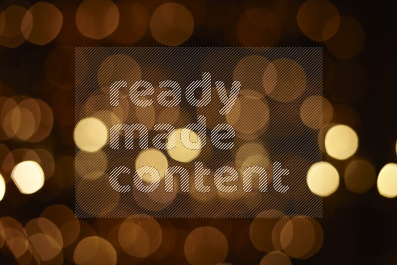 Bokeh light in yellow