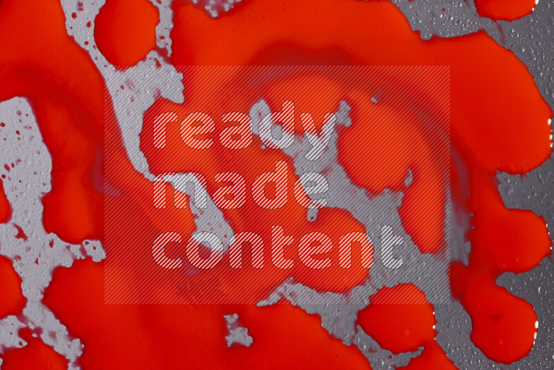 Close-ups of abstract red paint texture in different shapes