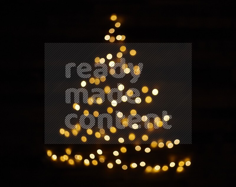 Bokeh light in yellow