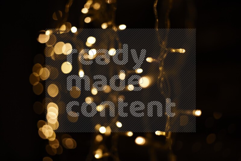 Bokeh light in yellow