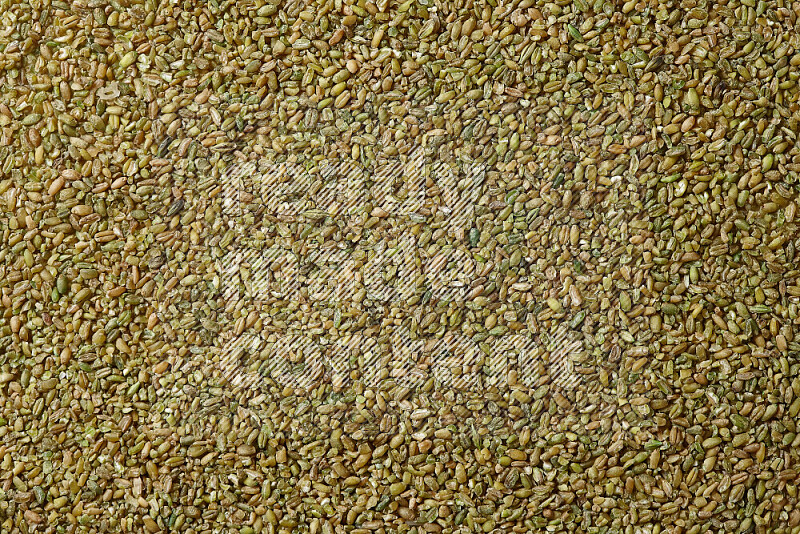 Freekeh on white background