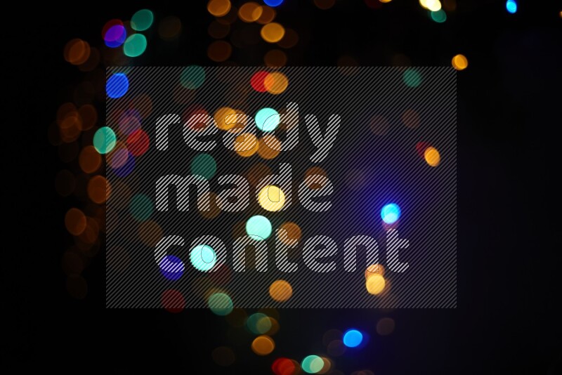 Bokeh light in multicolor