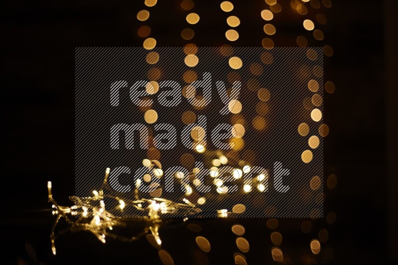 Bokeh light in yellow