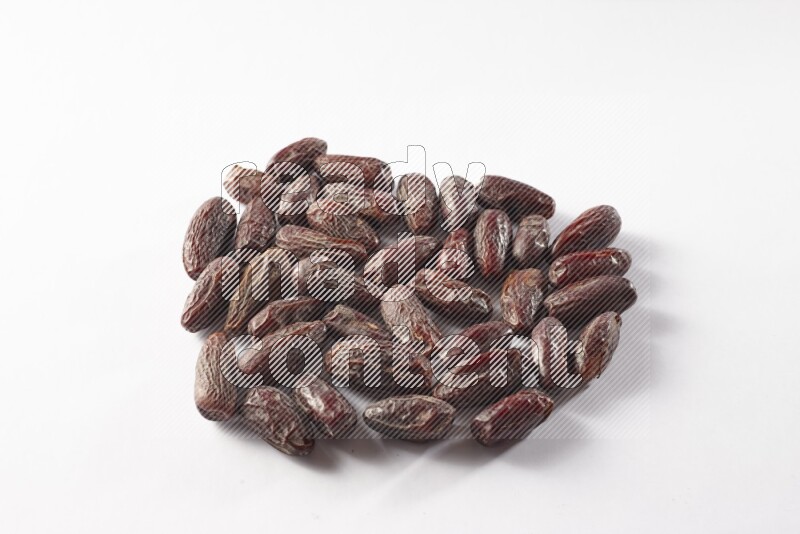 Dates on white background