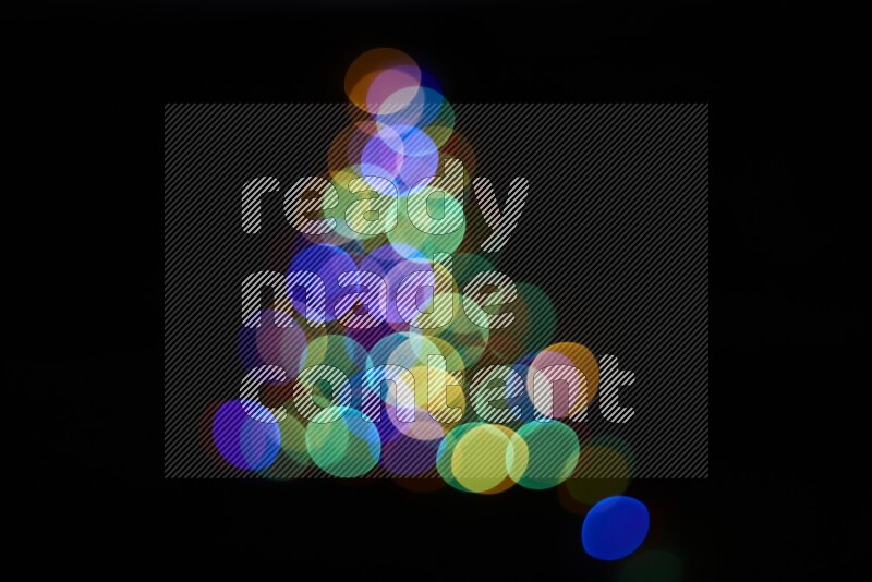 Bokeh light in multicolor
