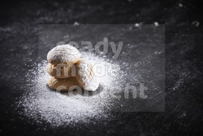 Kahk on a black background