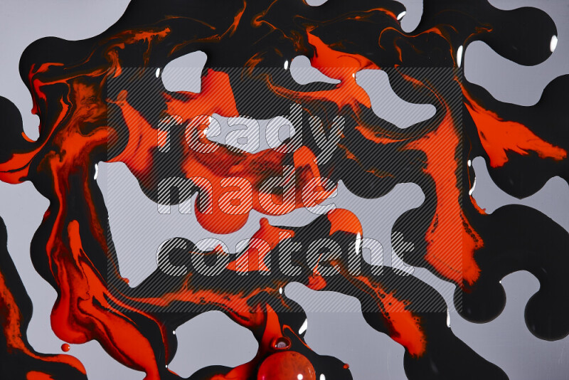 Abstract colorful background with mixed of red and black paint colors